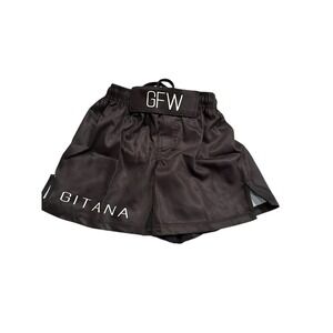 Kids BJJ MMA NoGi Shorts Brand New Premium Quality Gitana Shadow Line Size Large